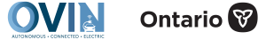 Ontario Centre of Innovation Ontario Vehicle Innovation Network (OVIN) Initiative logo