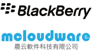 logo BlackBerry QNX Represented by Mcloudware